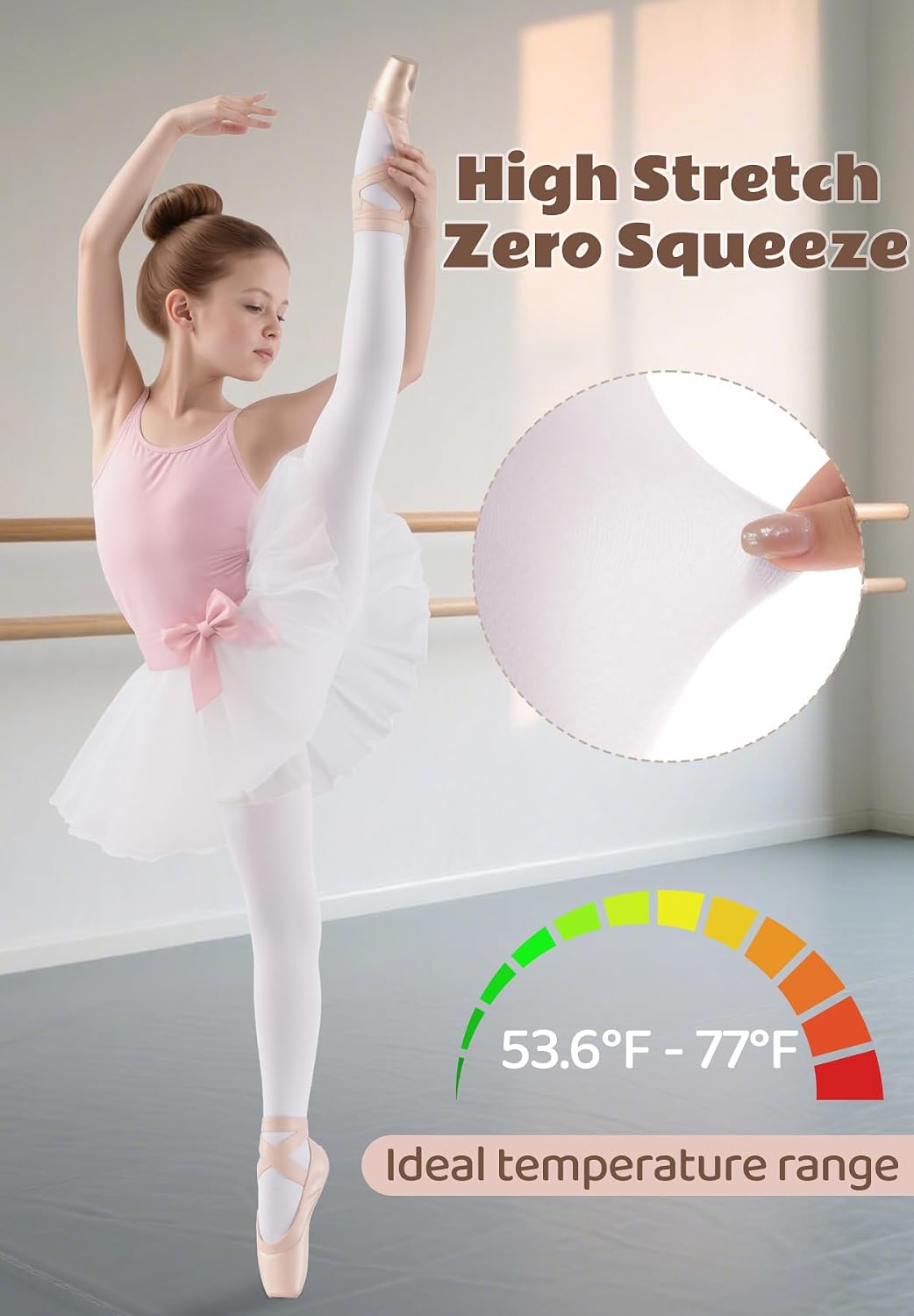 Zando 8 Pairs Halloween Tights Girls - Girls Tights for School Party,Halloween Ultra Soft Colorful Full Leggings 4-14 Years