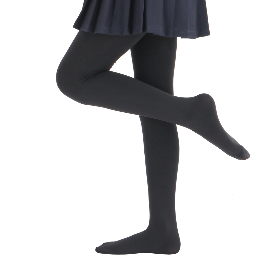 Paralinda Girls Colorful Fleece Lined Tights Kids Warm Thermal Tights