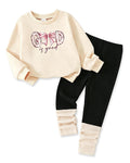 Toddler Girl Clothes Little Kids Fall Outfits Winter Sweatshirt Pants Set