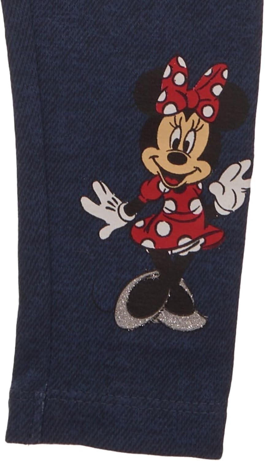 Disney Minnie Mouse Fleece Sweatshirt and Leggings Outfit Set Infant to Big Kid Sizes (12 Months - 14-16)