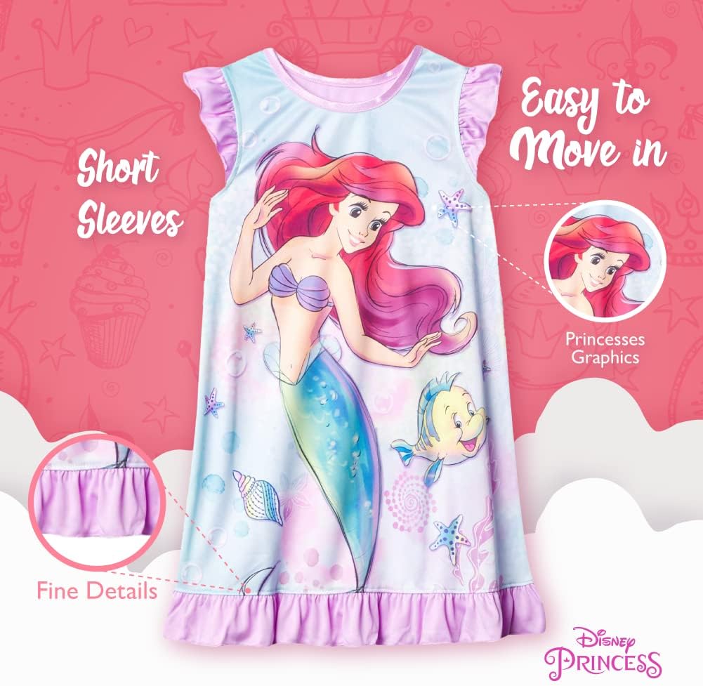 MINNIE Disney Girls Mouse 4-Piece Cotton Pajama Set