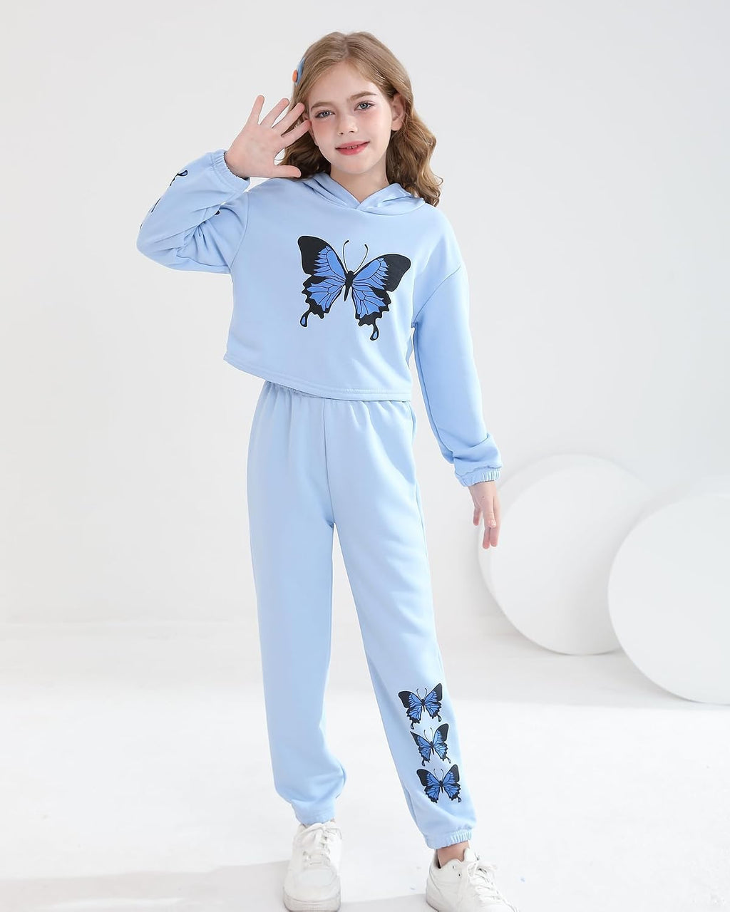 YOURUIKEY Girls Clothes 2 Piece Outfits Sweatsuit Set