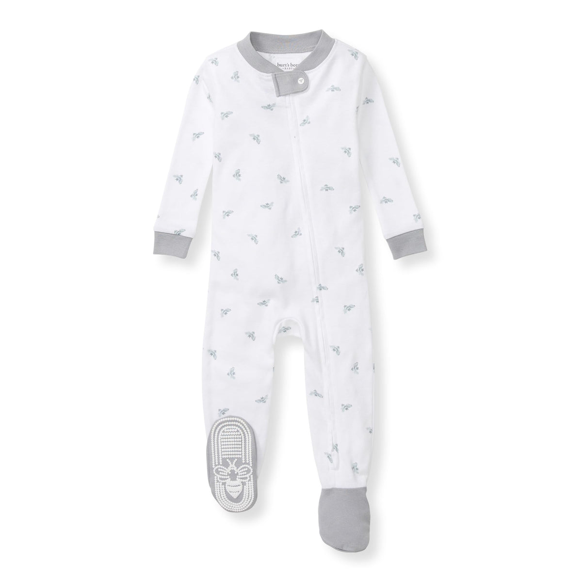 Burt's Bees Baby Boys Footless Pajamas, Sleep and Play Loose Fit, 100% Organic Cotton Soft One-piece PJs, Sizes NB to 6-9 Months