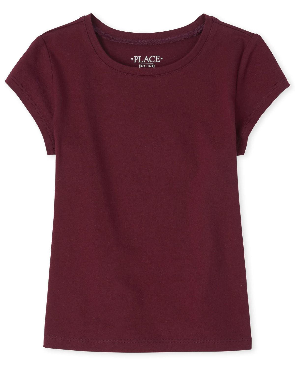 The Children's Place Girls Basic Short Sleeve Layering Tee