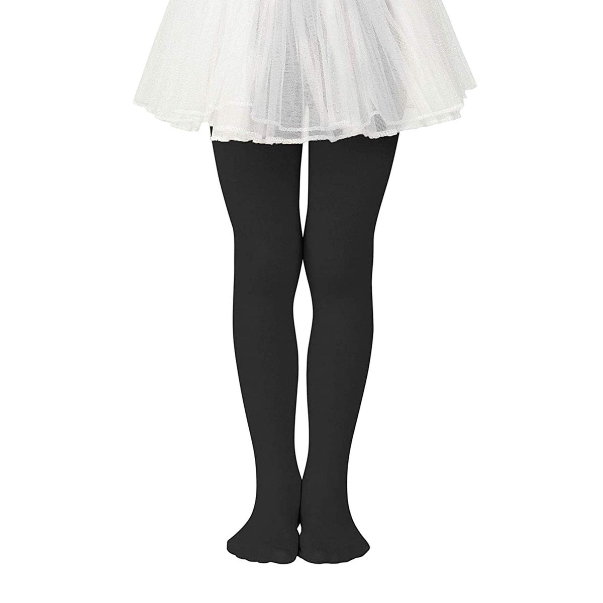 Zando Ballet Tights for Girls Ultra Soft Footed Girls Halloween Tights