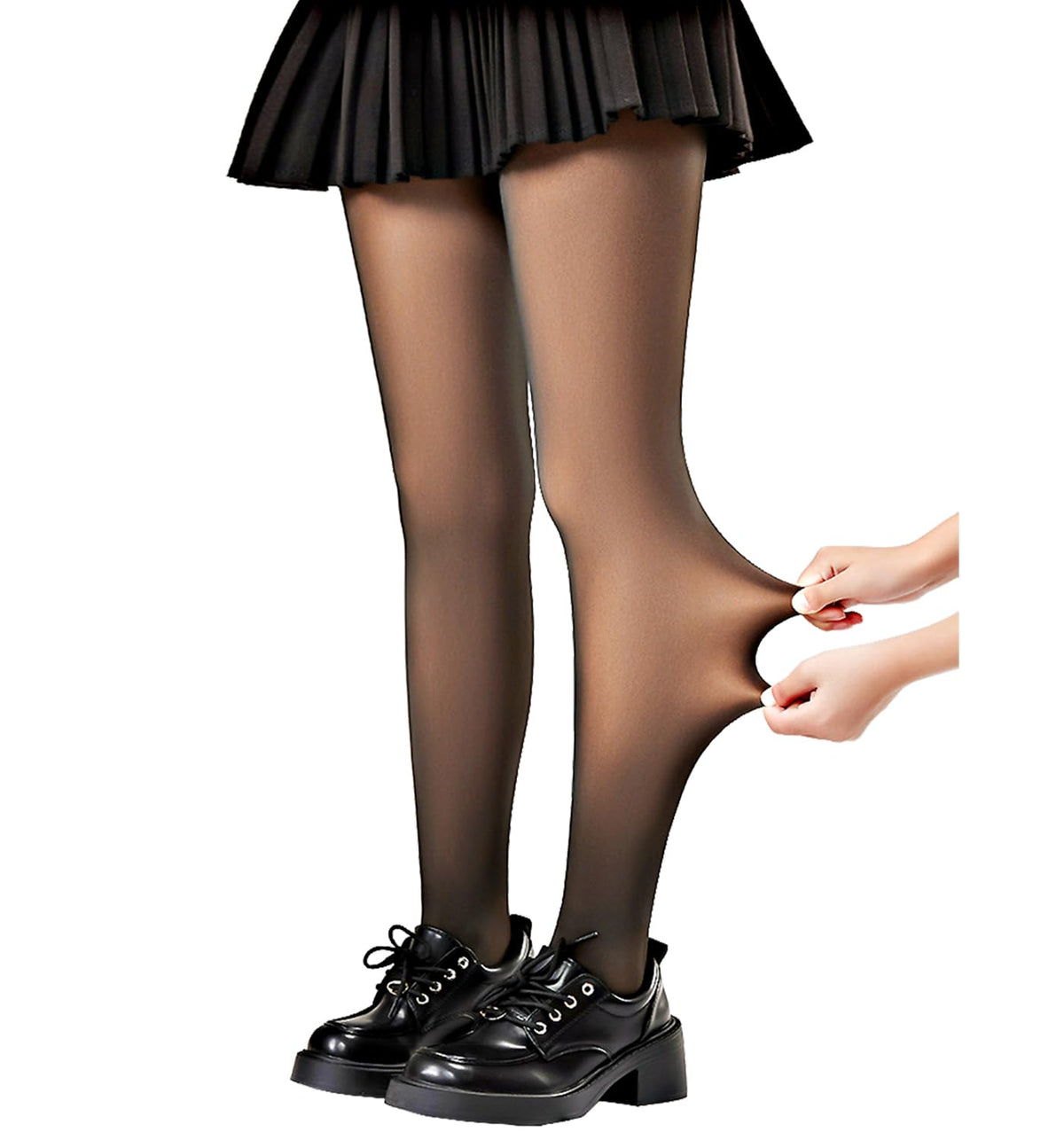 LUCKELF Toddler Girls Fleece Lined Tights Ultra Soft Thick Warm Tights for Cold Winter