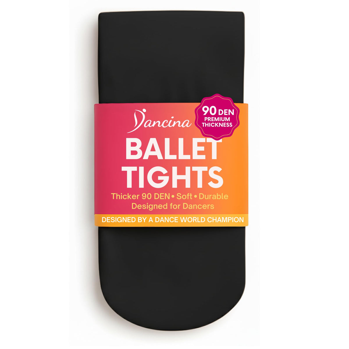 Dancina Girls Ballet Dance Tights Footed, Toddler to Teen Ages 2-14