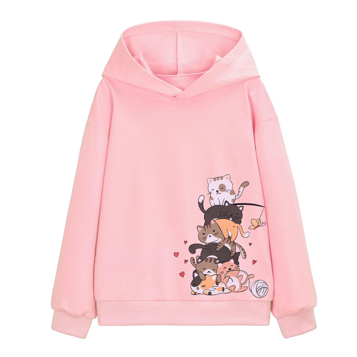 WELAKEN Sweatshirts for Girls Toddler & Kids II Little Girl's Pullover Tops Sweaters & Hoodies