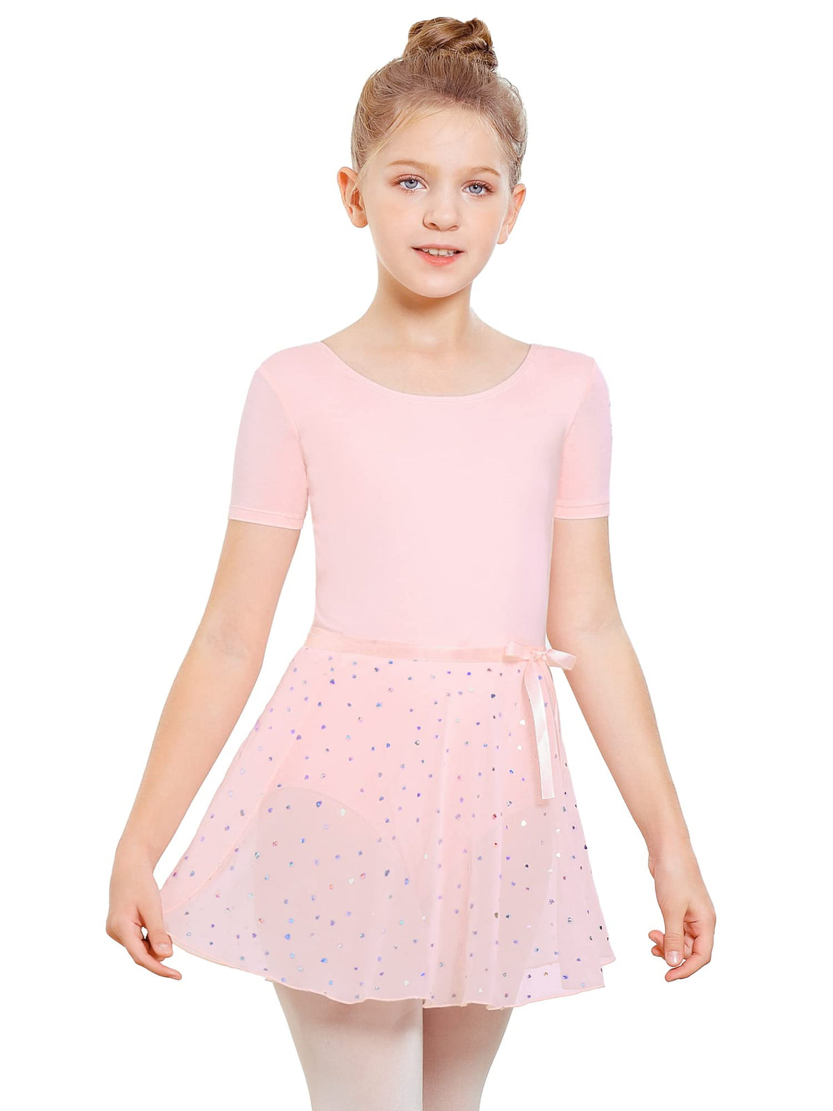 Stelle Girls Ballet Leotards Toddler Dance Combo with Skirt and Tights