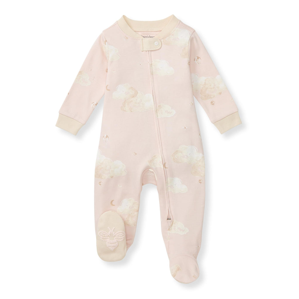 Burt's Bees Baby Boys Footless Pajamas, Sleep and Play Loose Fit, 100% Organic Cotton Soft One-piece PJs, Sizes NB to 6-9 Months