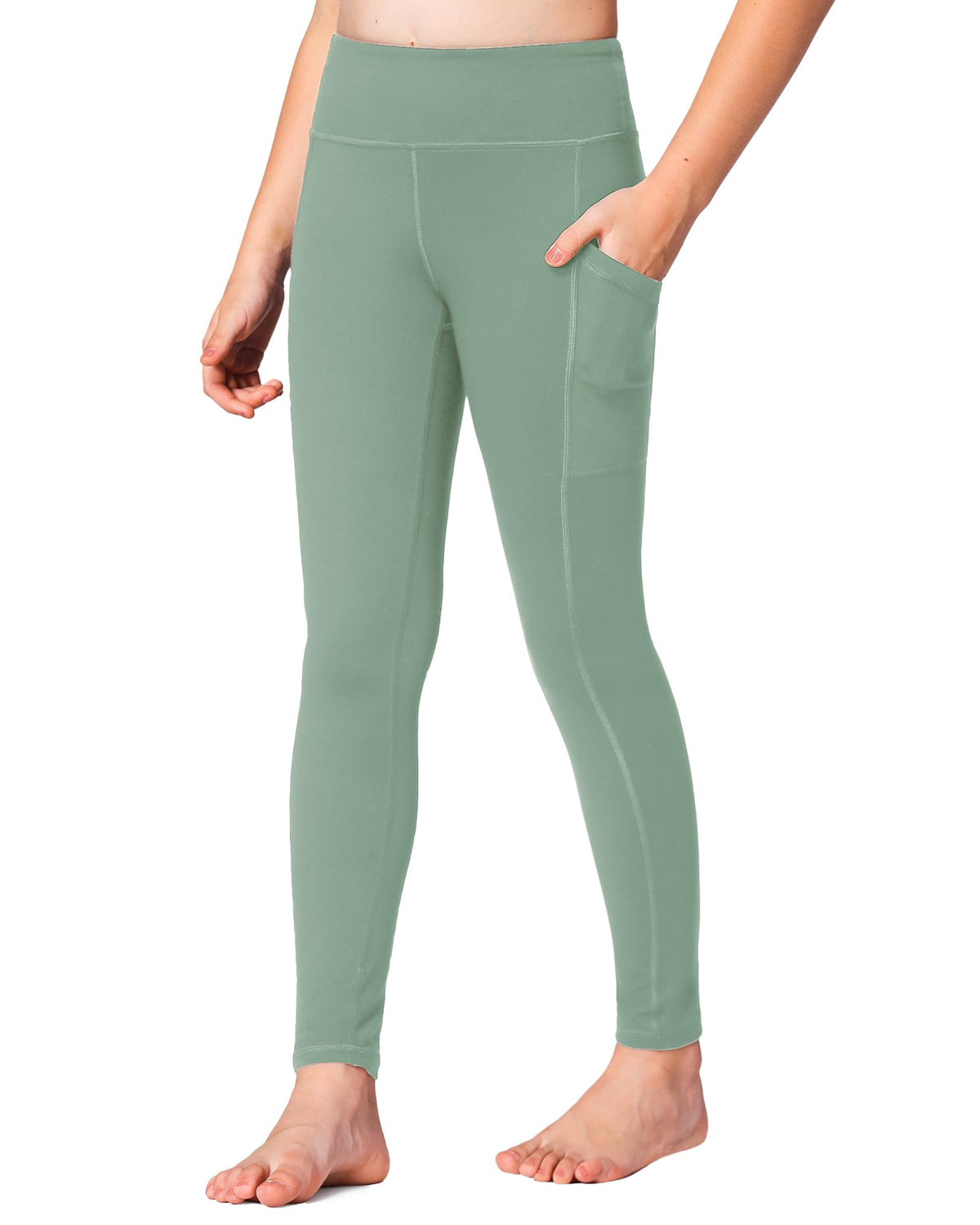Stelle Girls Leggings with Pockets Kids Dance Yoga Running Athletic Pants