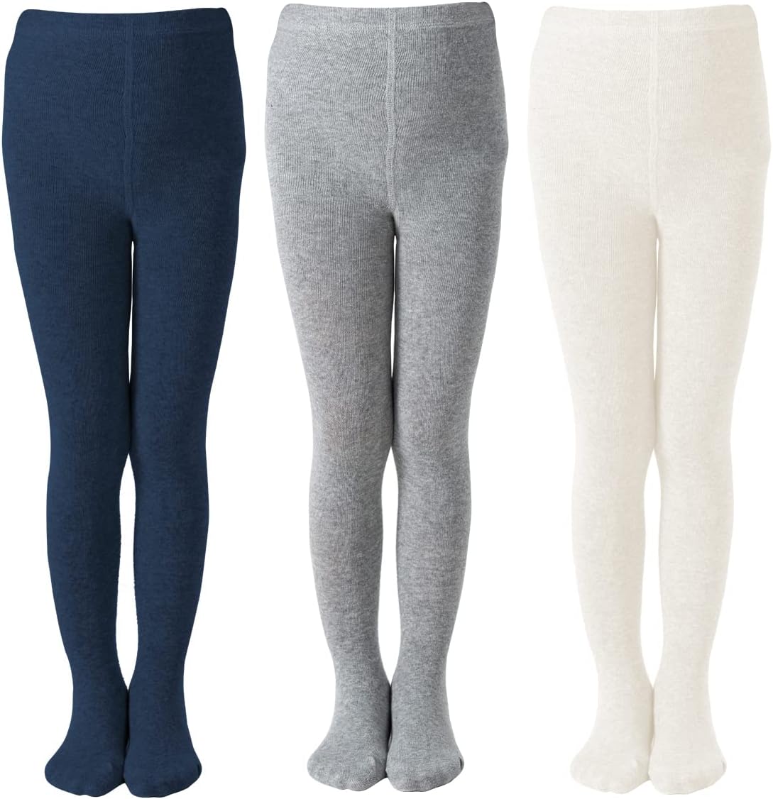 Girls Tights School Uniform Warm Stockings Cotton Solid Leggings For Kids