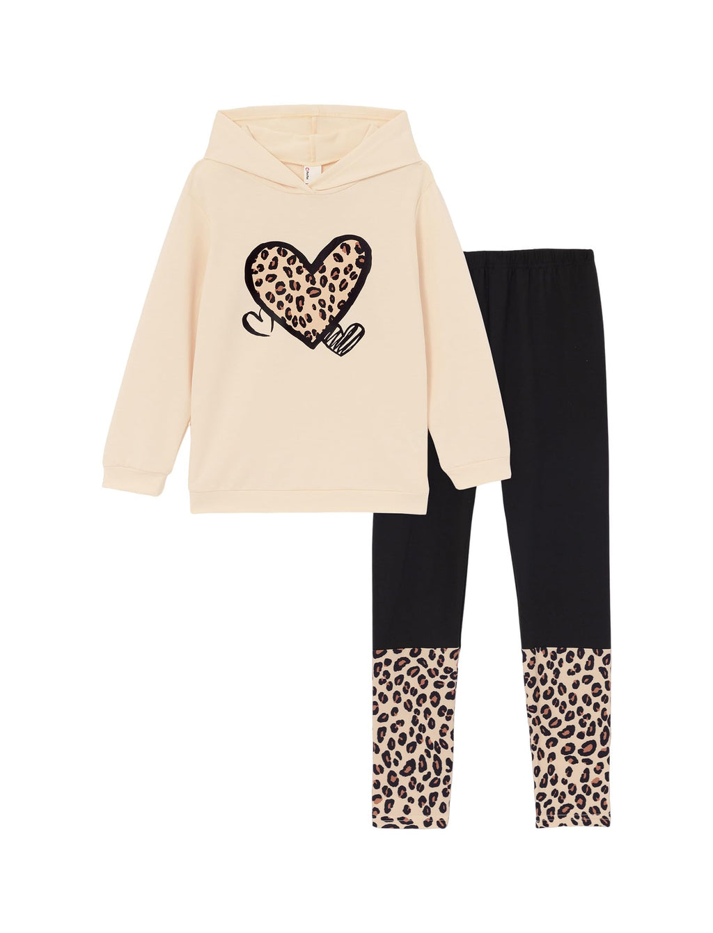 PATPAT Girls Hooded Sweatshirt Leggings Set 2 Piece Fall Outfit 4-12Y