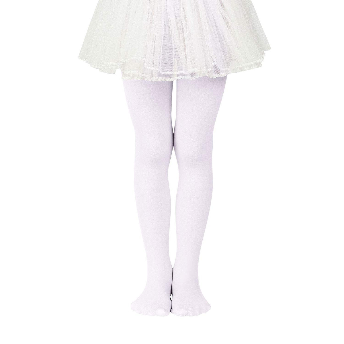 Zando Ballet Tights for Girls Ultra Soft Footed Girls Halloween Tights