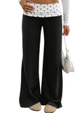 RoseSeek Girl's Polka Dots Fold Over Baggy Sweatpants Wide Leg Y2k Pants