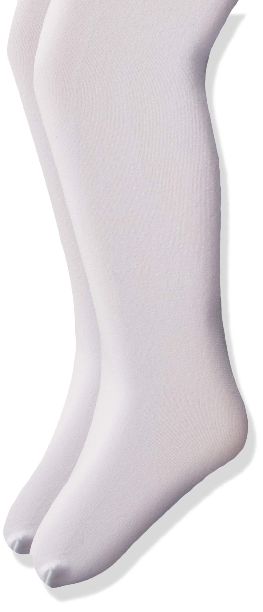 Jefferies Socks Girls' Smooth Microfiber Tights 2 Pair Pack