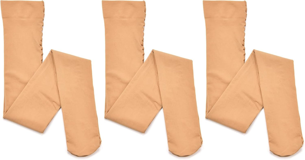 Paralinda Girls Dance Tights Student School Tights 40 Den 3-Pack