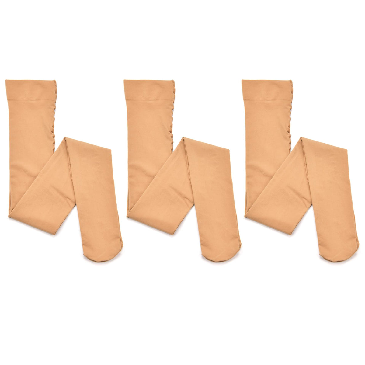Paralinda Girls Dance Tights Student School Tights 40 Den 3-Pack
