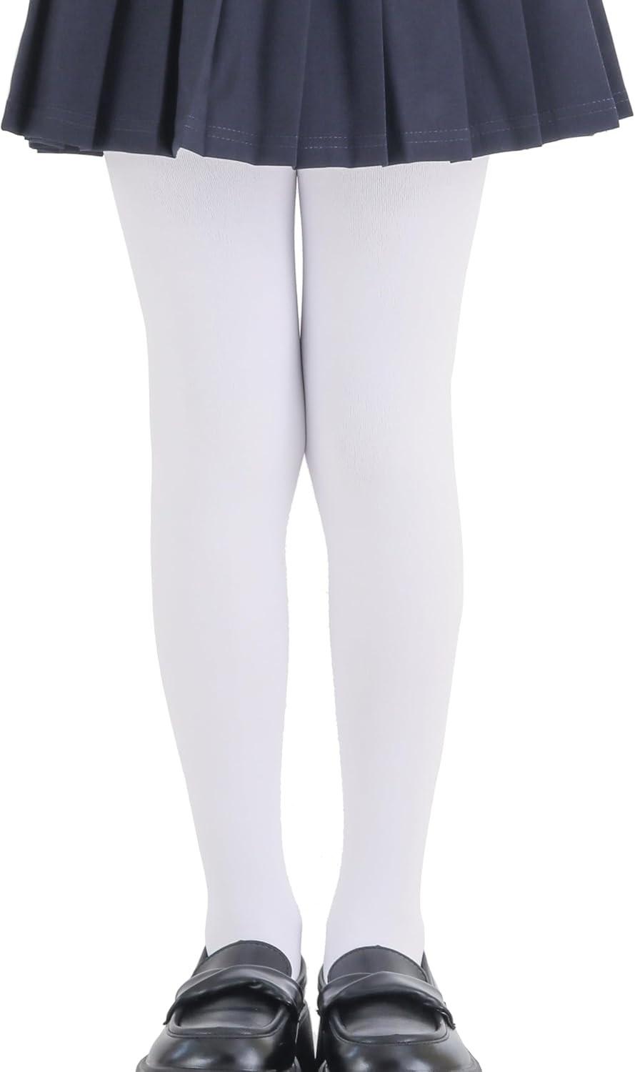 EVERSWE Girls Ultra Soft Fleece Lined Opaque Footed Tights