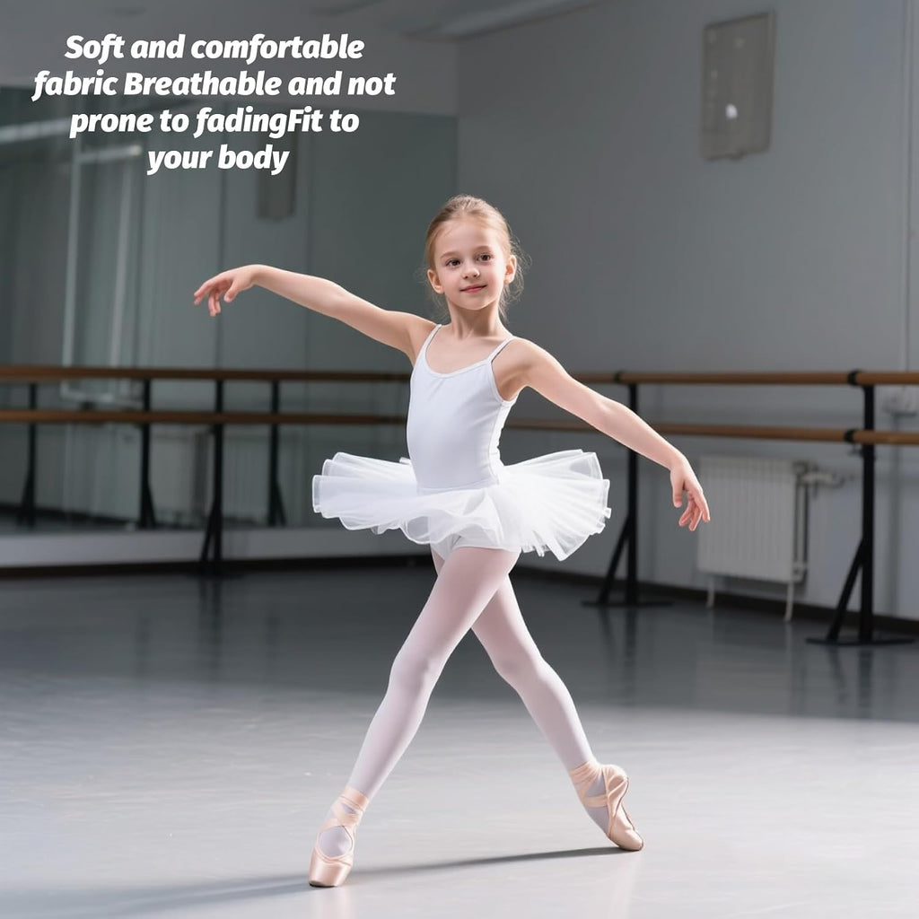 Gvhntk 4 Pairs Girls Dance Tights Soft Velvet Tights Ballet Uniform Student School Tight Multiple Colors