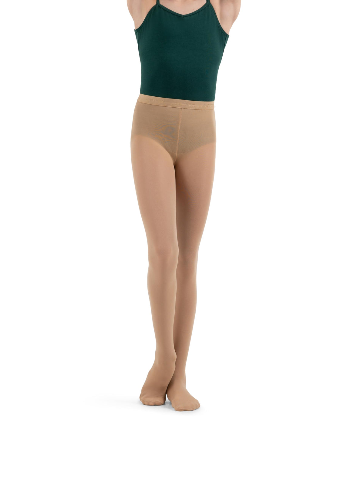 Capezio Little Girls' Hold & Stretch Footed Tight