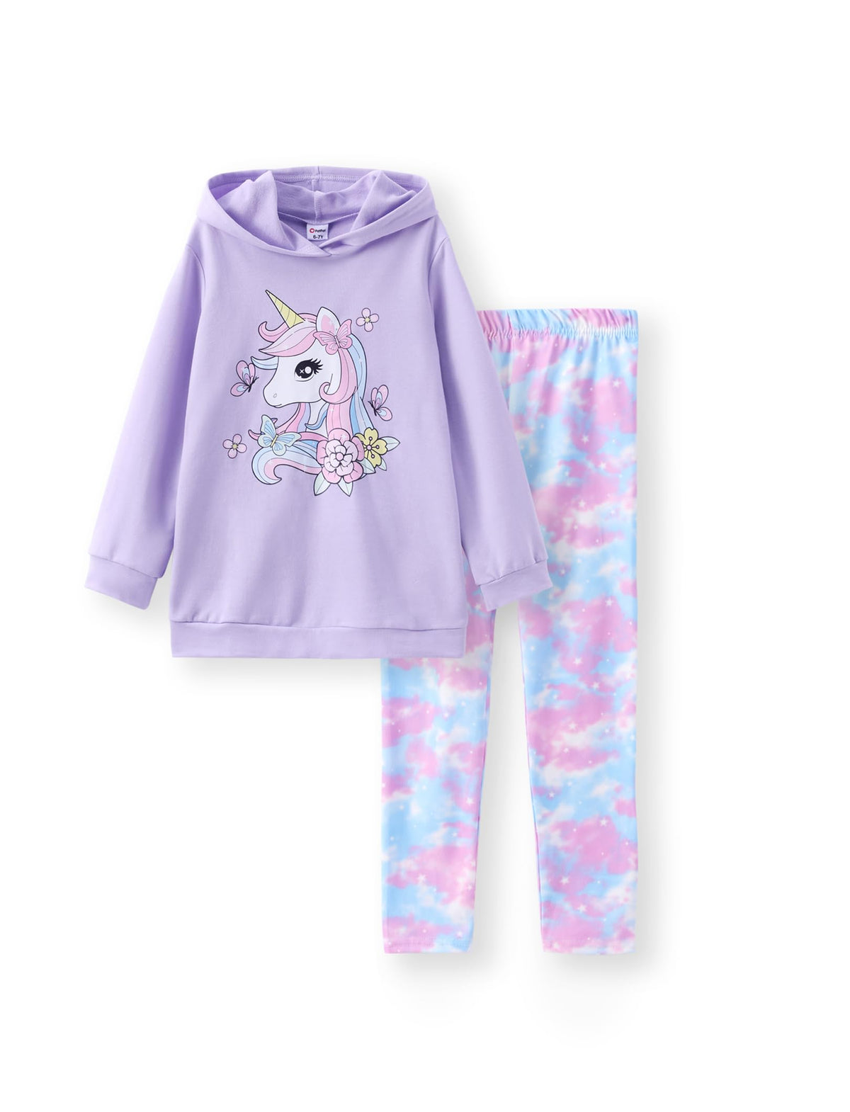 PATPAT Girls Hooded Sweatshirt Leggings Set 2 Piece Fall Outfit 4-12Y