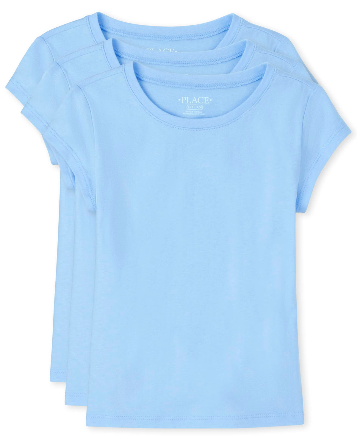 The Children's Place Girls Basic Short Sleeve Layering Tee