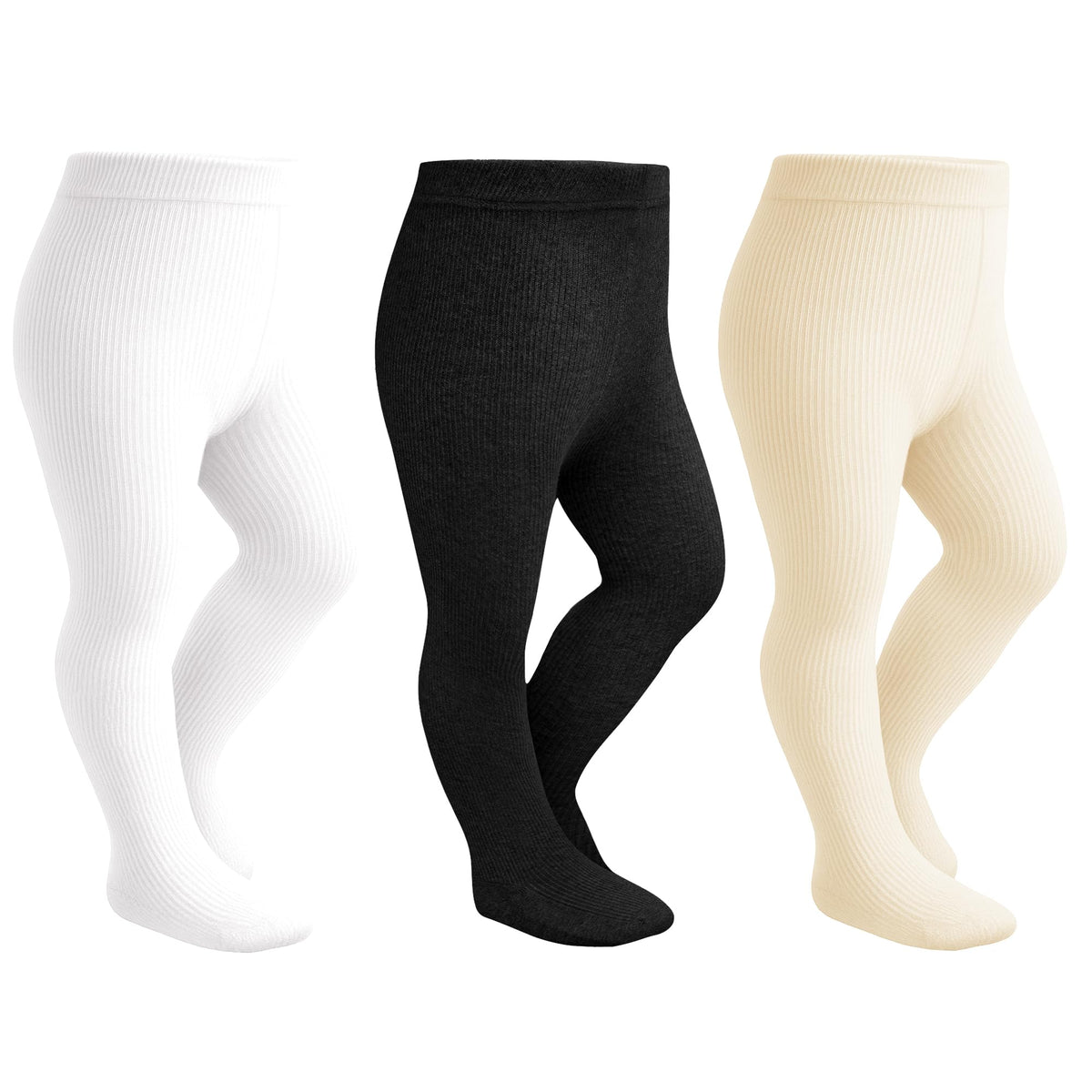Stelle Toddler Girls Tights Baby Cable Knit Stockings Thick Cotton Legging