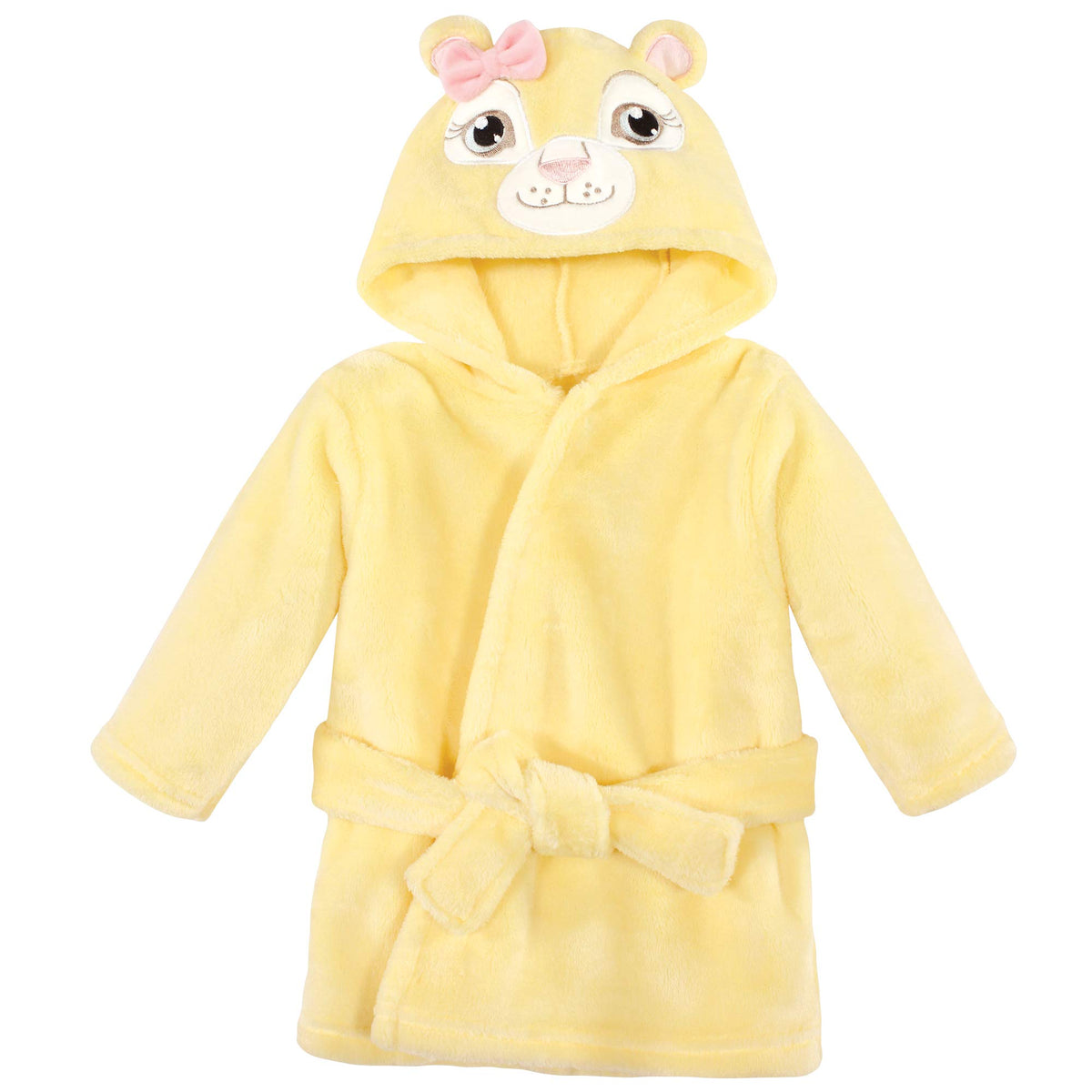 Hudson Baby Unisex Baby Plush Animal Face Bathrobe