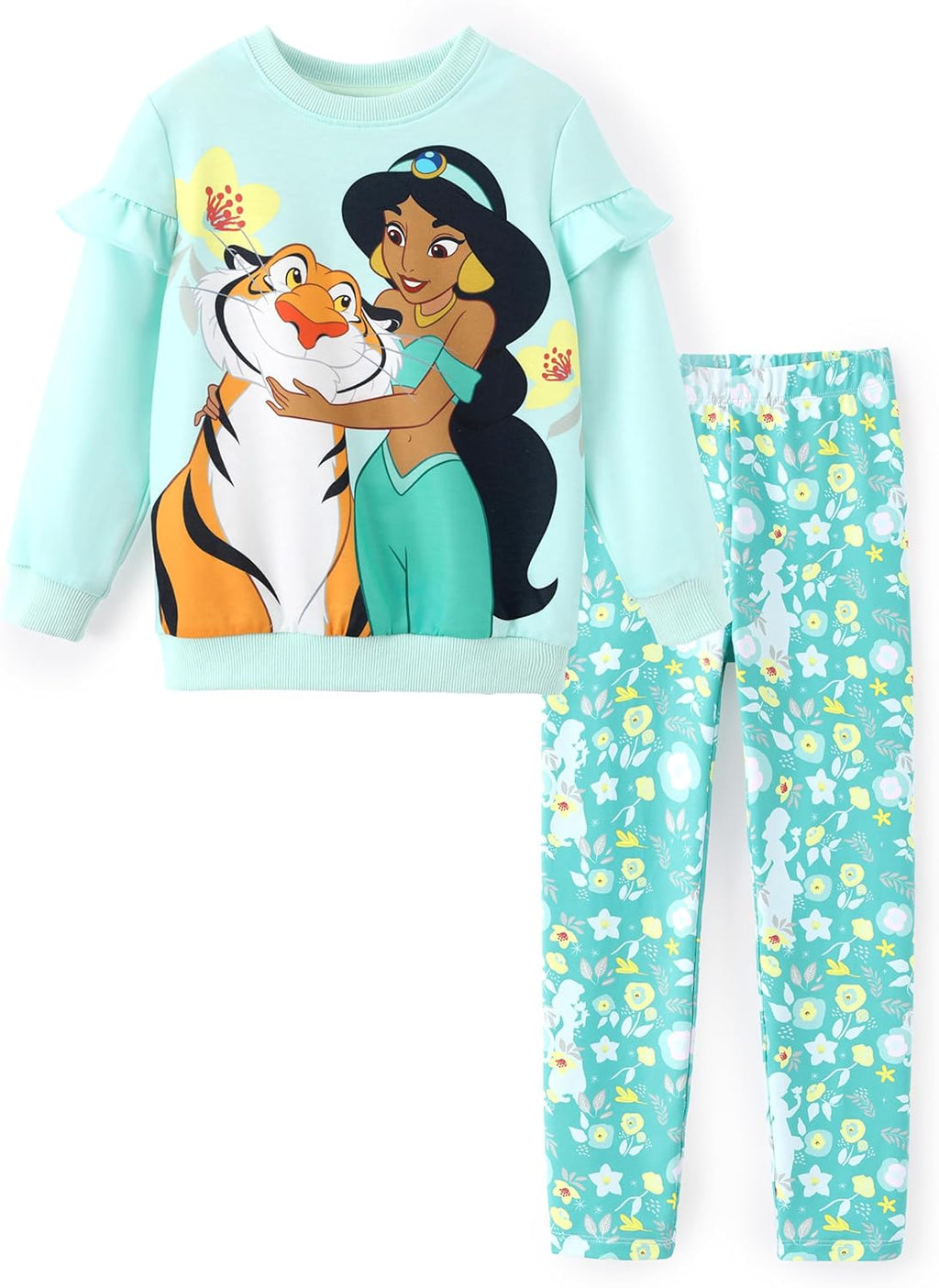 Disney Girls Clothes Long Sleeve Sweatshirt Leggings Outfit 2 Piece Set