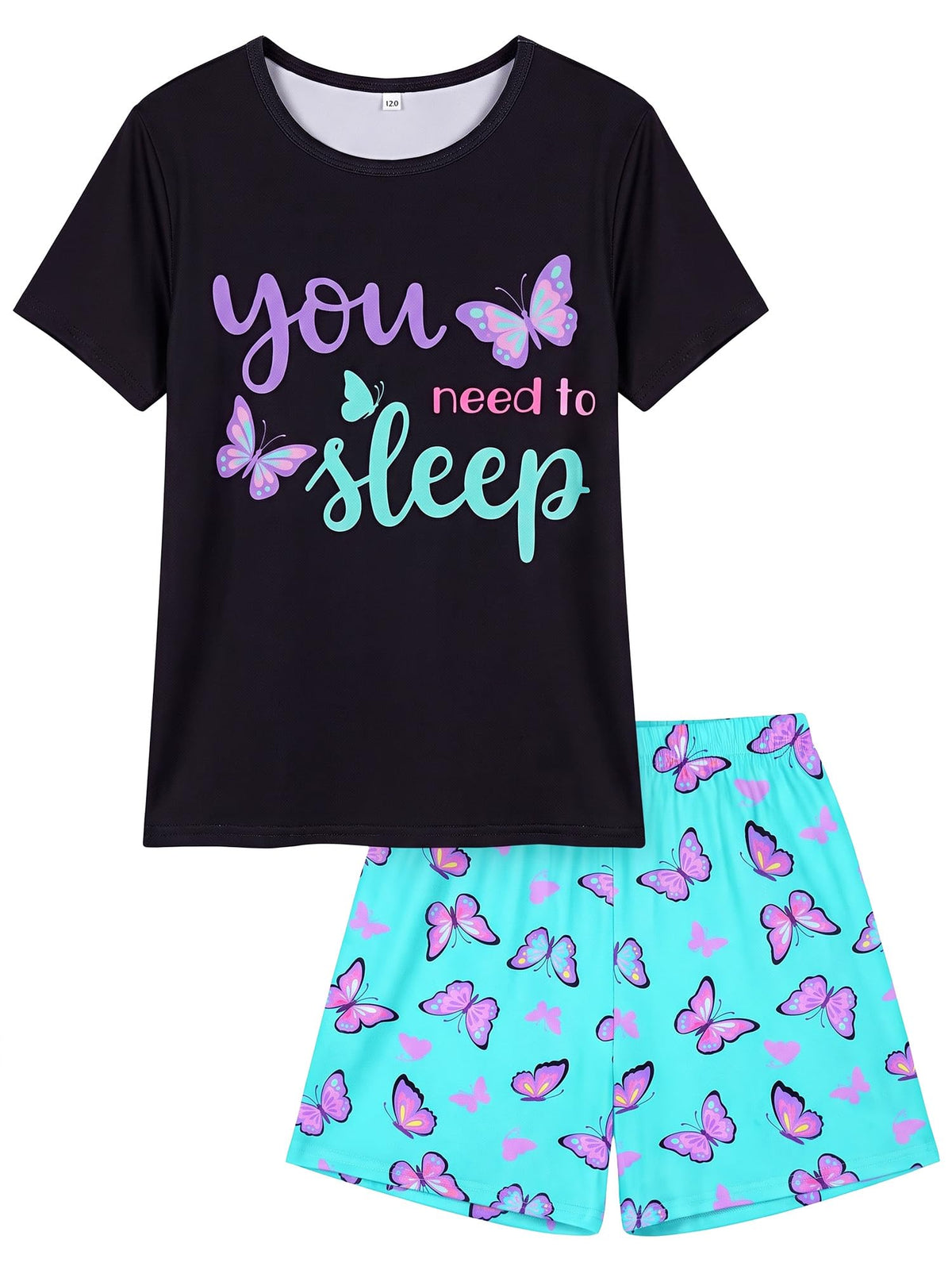 ICOSY Girls Pajamas Set, Soft and Stretchy Sleepwear for Kids 4-15Y
