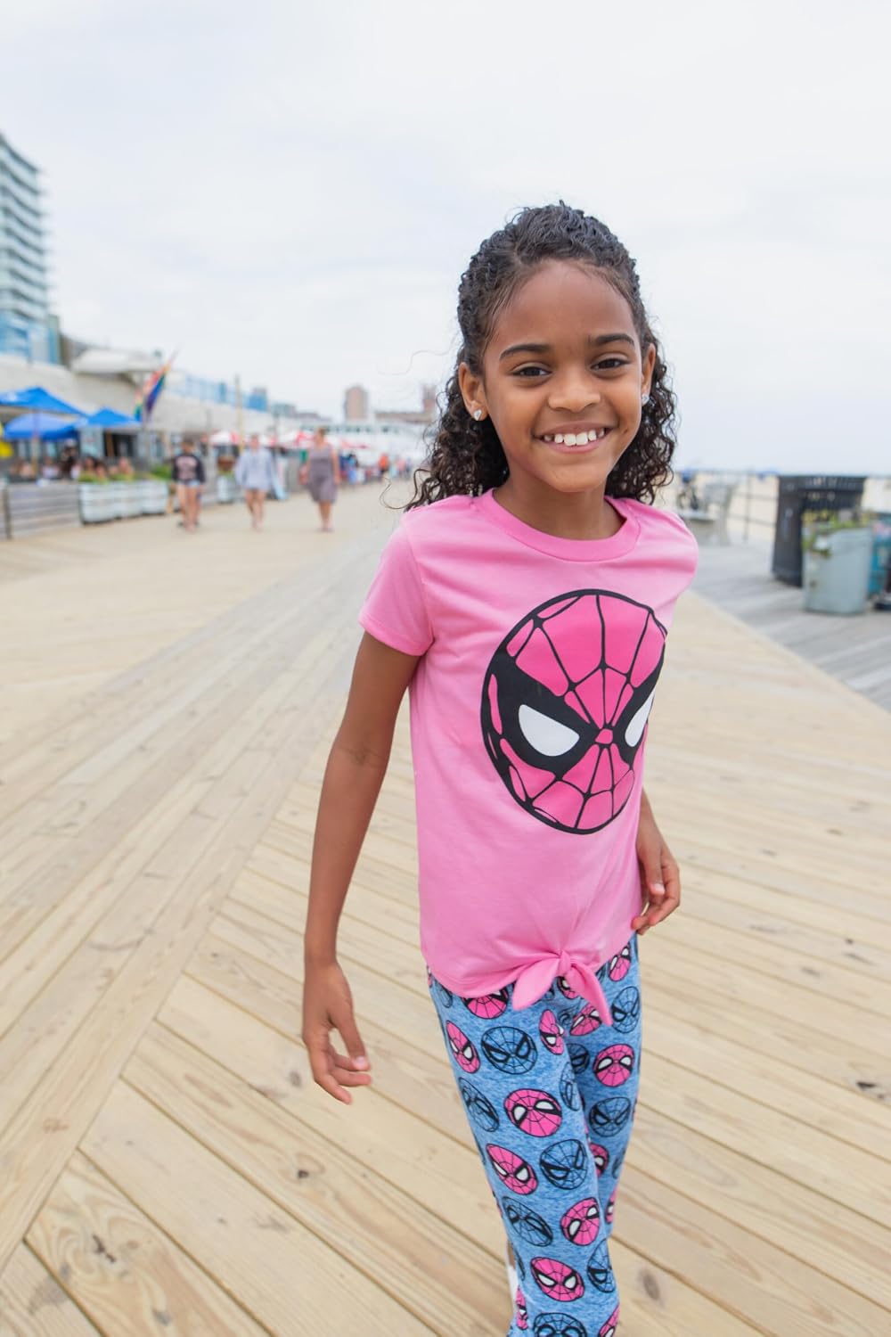 Marvel Girls' 2-Piece T-Shirt and Leggings Set Toddler to Big Kid