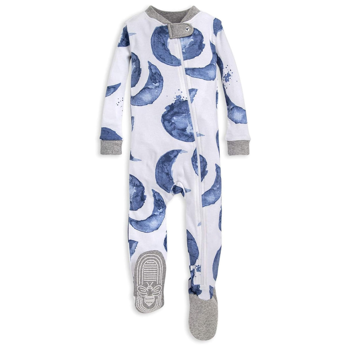 Burt's Bees Baby Boys Footless Pajamas, Sleep and Play Loose Fit, 100% Organic Cotton Soft One-piece PJs, Sizes NB to 6-9 Months
