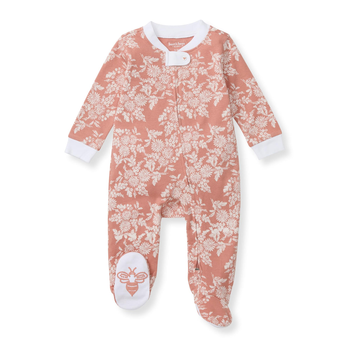 Burt's Bees Baby Boys Footless Pajamas, Sleep and Play Loose Fit, 100% Organic Cotton Soft One-piece PJs, Sizes NB to 6-9 Months