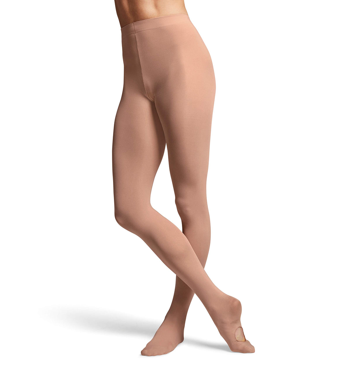 Bloch Girls' Girls Contoursoft Adaptatoe Tights