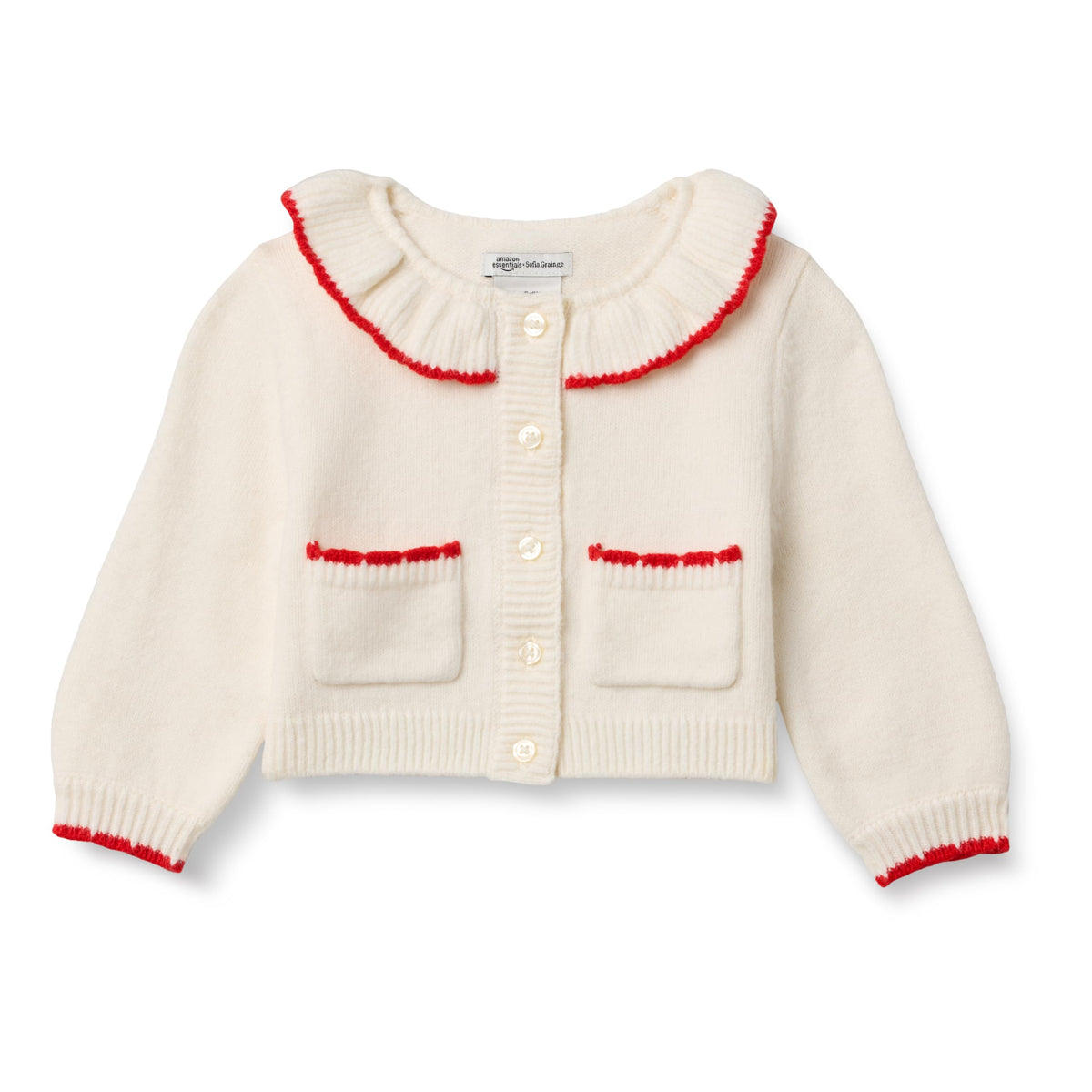 Amazon Essentials x Sofia Grainge Babies, Toddlers and Girls' Cardigan Sweater