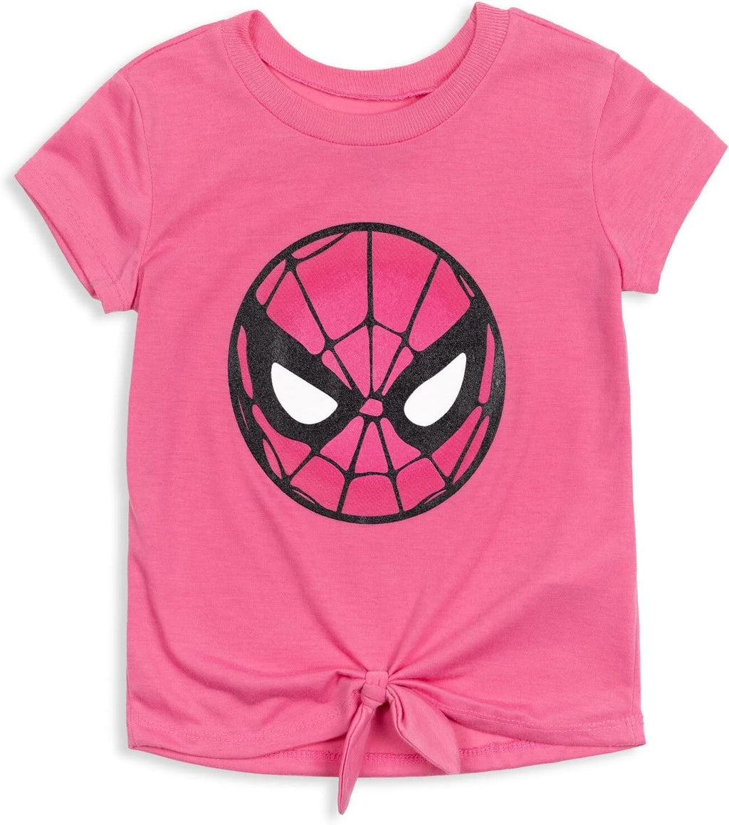 Marvel Girls' 2-Piece T-Shirt and Leggings Set Toddler to Big Kid