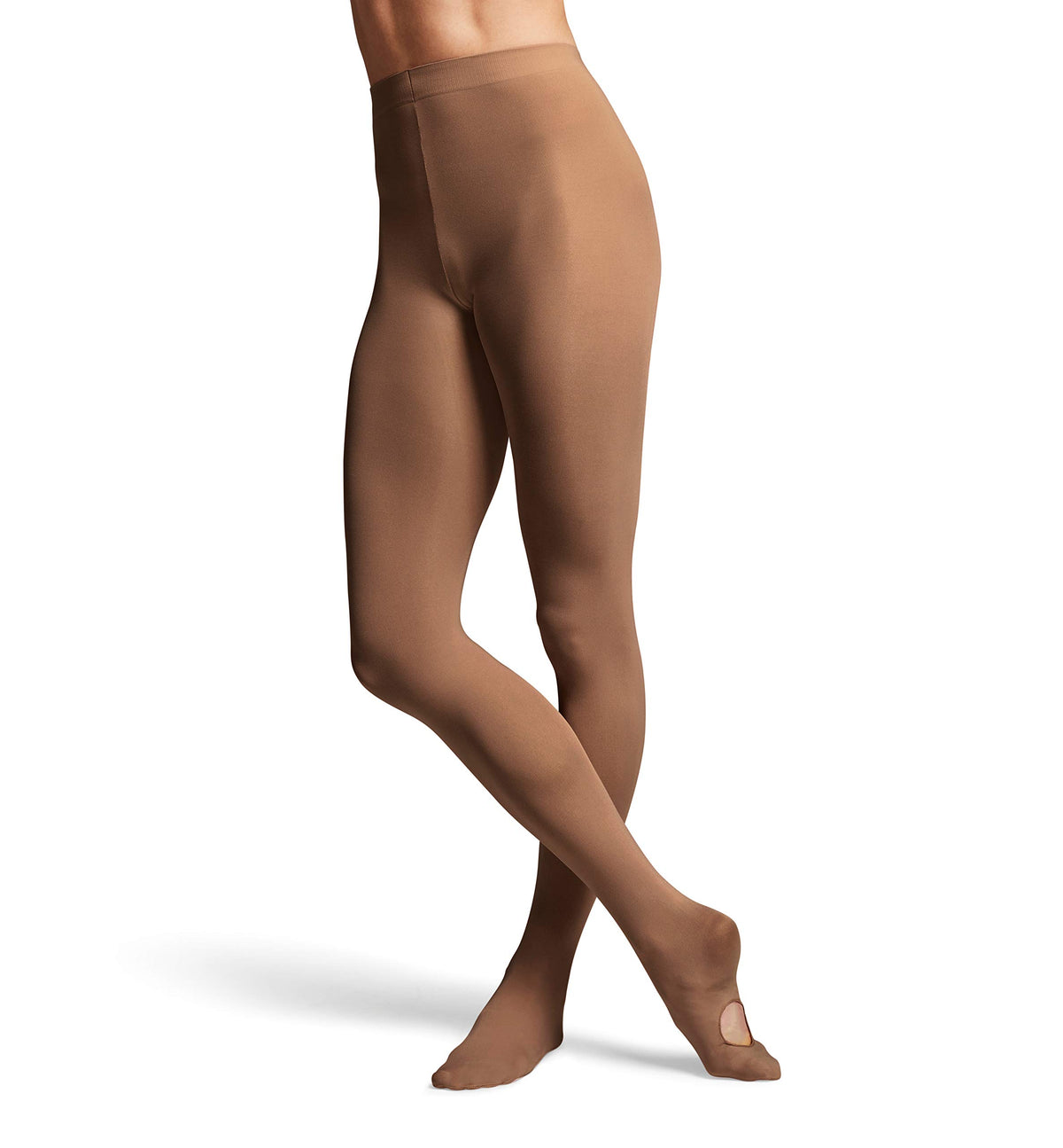 Bloch Girls' Girls Contoursoft Adaptatoe Tights