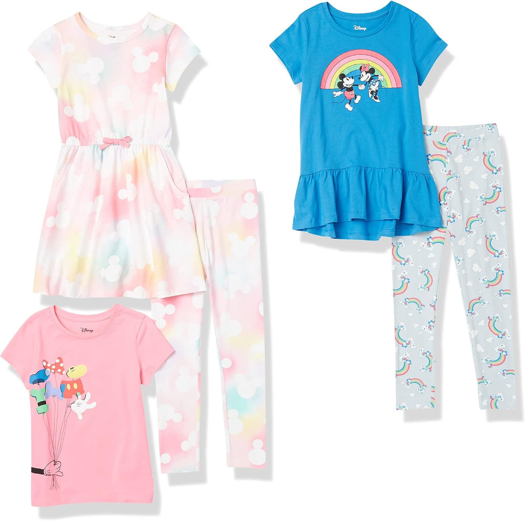 Amazon Essentials Disney | Marvel | Star Wars | Frozen | Princess Girls and Toddlers' Mix-and-Match Cotton Set, Pack of 5