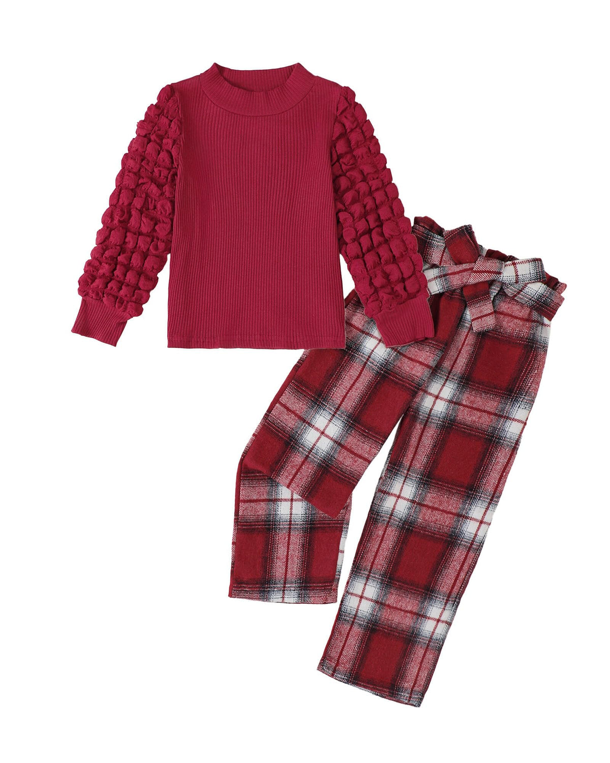 Little Girls Clothes Kids Fall Winter Outfits Pant Set for Girl Age 4-8