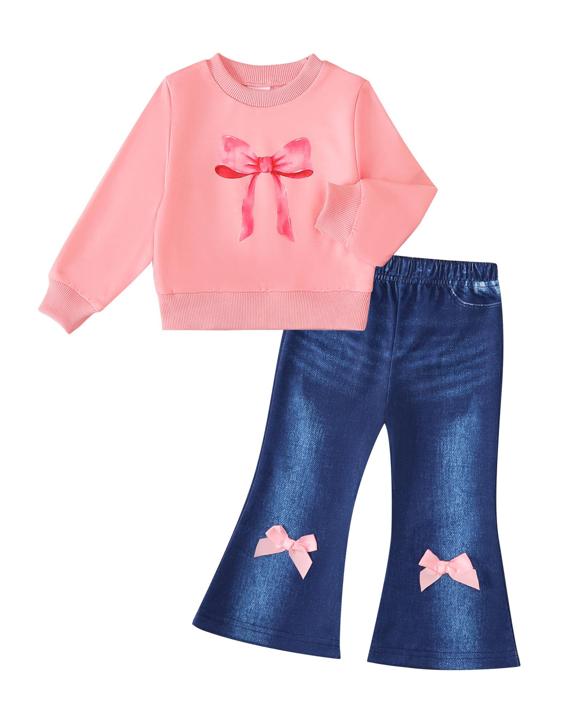Renotemy Toddler Baby Girl Clothes Fall Winter Outfits Gifts 12Months-5T