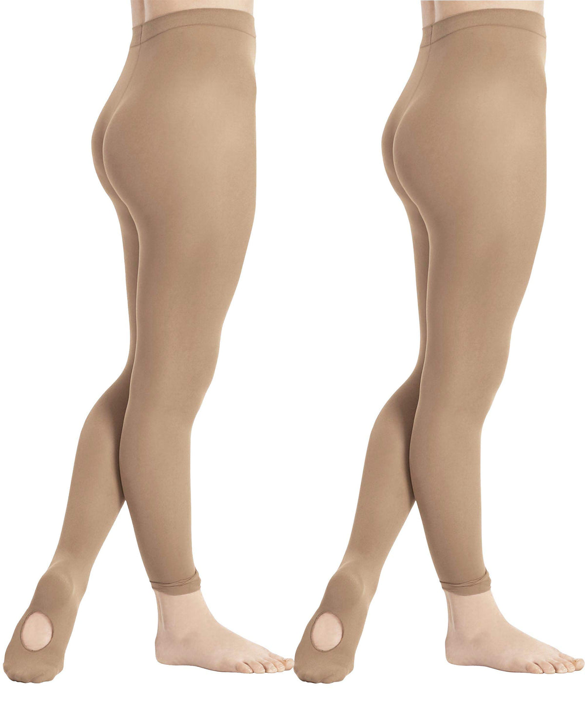 DIPUG 1/2/3 Pairs Girls' Convertible Ballet Tights/Soft Dance Tight