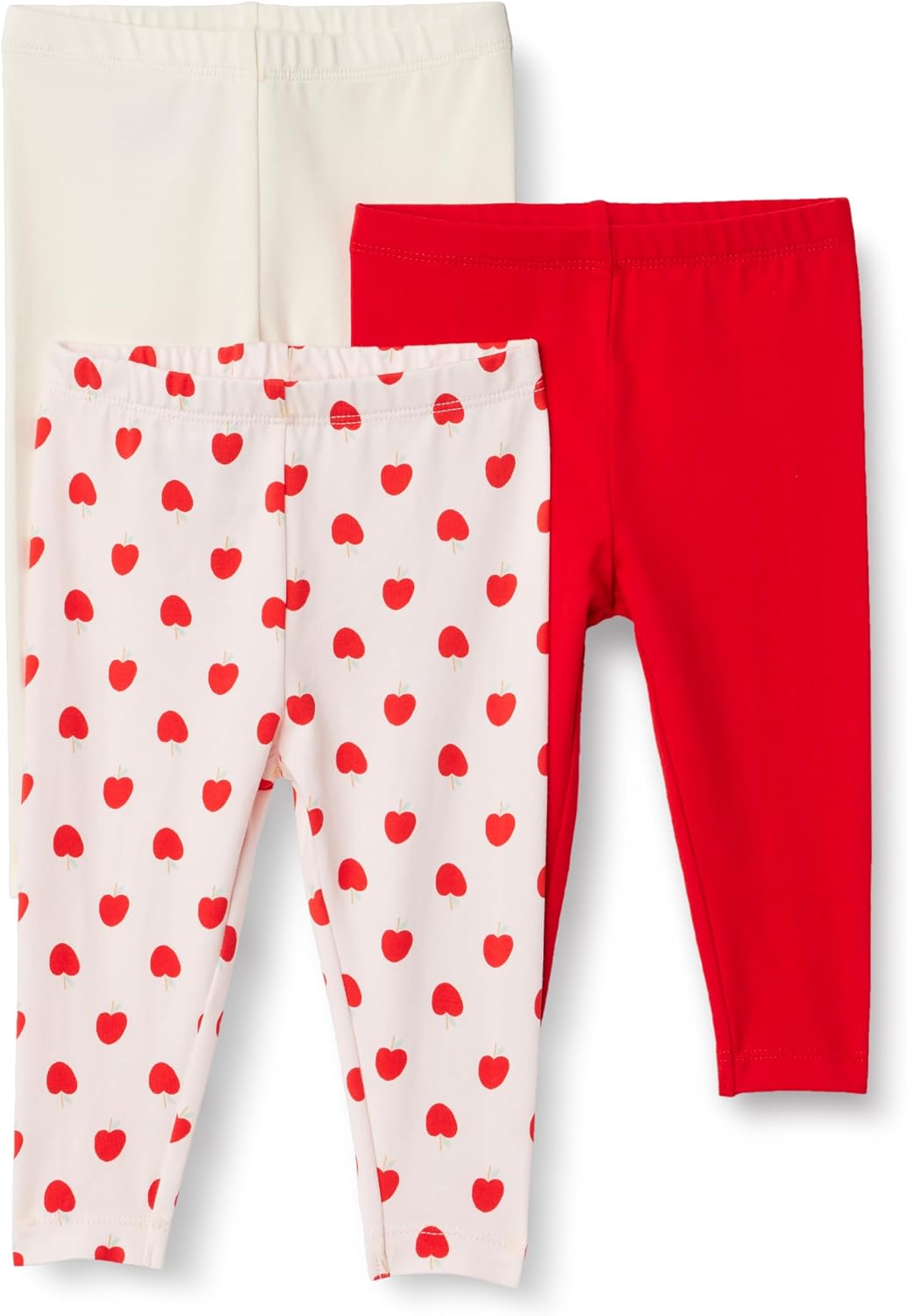 Amazon Essentials x Sofia Grainge Unisex Toddlers and Babies' Cotton Breathable Ankle Length Legging, Pack of 3