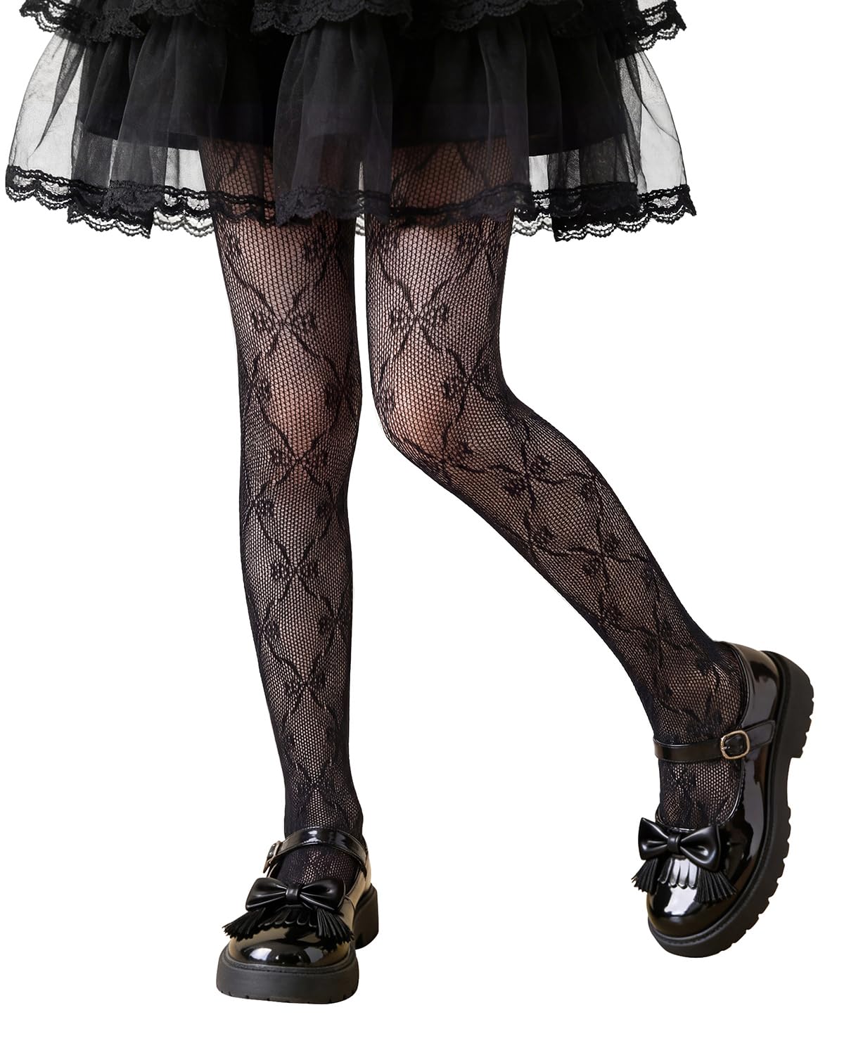 Century Star Girls Lace Tights for Girls Toddler Hollow Fishnet Tights