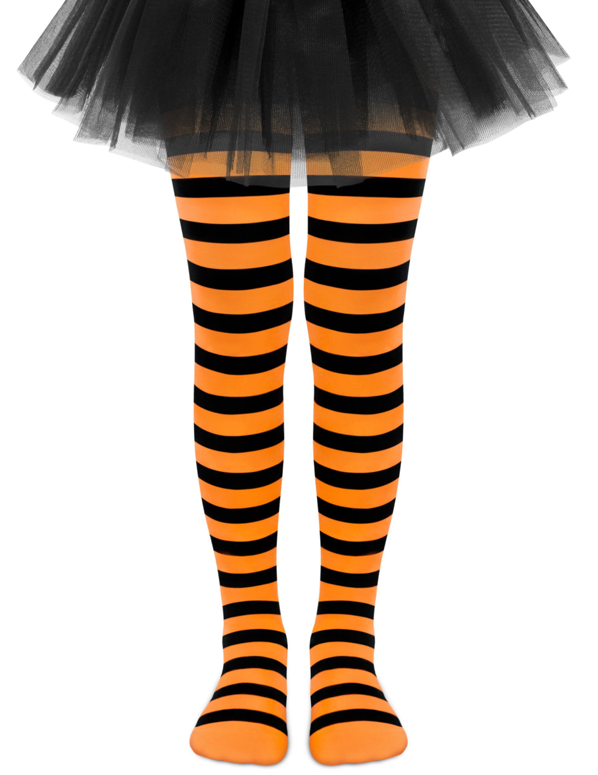 Sarfel Toddler Tights Halloween Tights for Girls Stockings Ultra-Soft Baby Girl Stockings Toddler Striped Socks Witch Costume