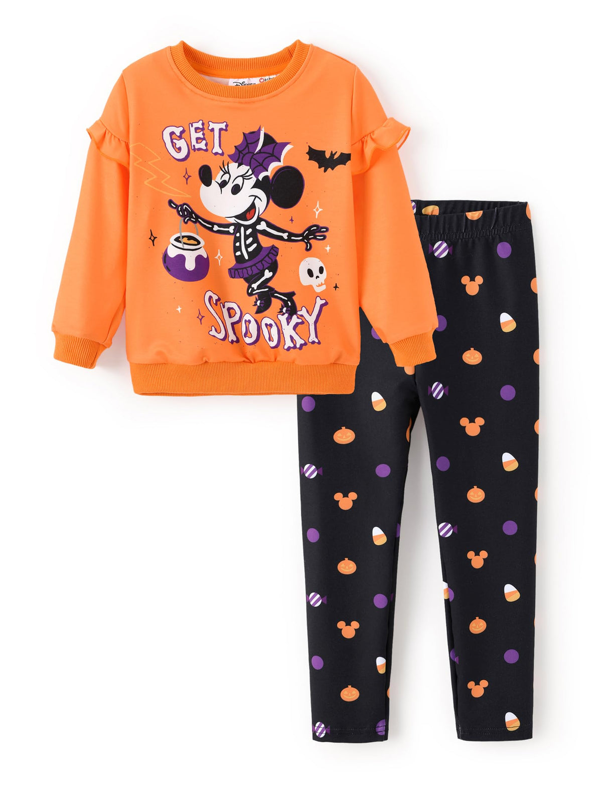 Disney Girls Clothes Long Sleeve Sweatshirt Leggings Outfit 2 Piece Set