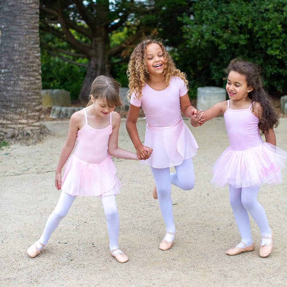 Stelle Girls Ballet Leotards Toddler Dance Combo with Skirt and Tights