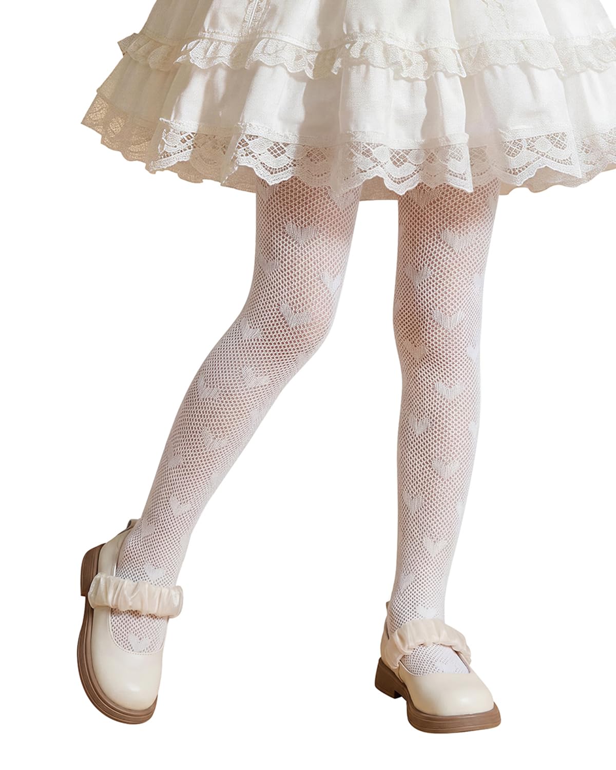 Century Star Girls Lace Tights for Girls Toddler Hollow Fishnet Tights