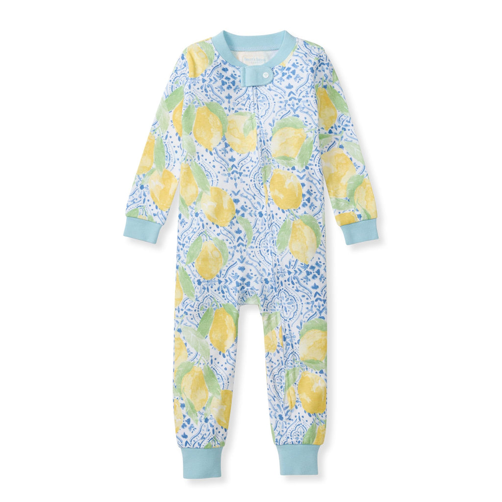 Burt's Bees Baby Boys Footless Pajamas, Sleep and Play Loose Fit, 100% Organic Cotton Soft One-piece PJs, Sizes NB to 6-9 Months