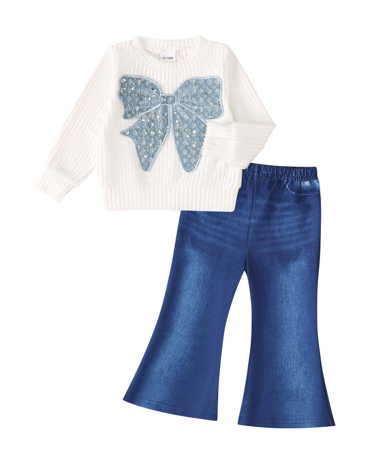 Renotemy Toddler Baby Girl Clothes Fall Winter Outfits Gifts 12Months-5T